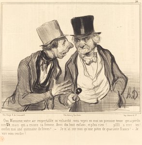 Ano, pane, váš úctyhodný vzduch mě povzbuzuje... od Honoré Daumier