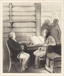 Ano, můj drahý pane Badoularde, budu... od Honoré Daumier