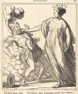 Promiň má drahá... od Honoré Daumier