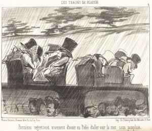 Pařížané hluboce litují... od Honoré Daumier
