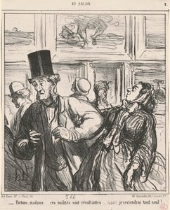 Promluvme si, madame... tyhle nahoty jsou odporné... od Honoré Daumier
