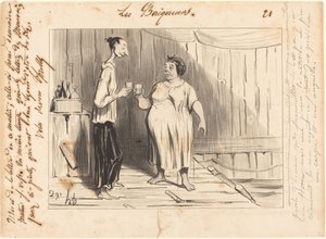 Čestné slovo paní Frenouilletová... od Honoré Daumier