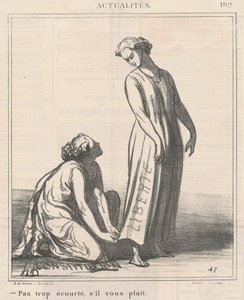 Ne příliš krátce, prosím. od Honoré Daumier
