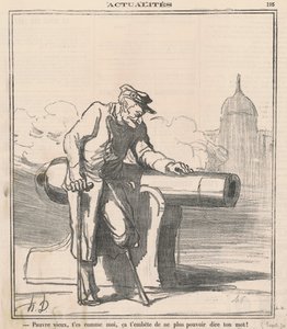 Chudák starý! Jsi jako já... od Honoré Daumier