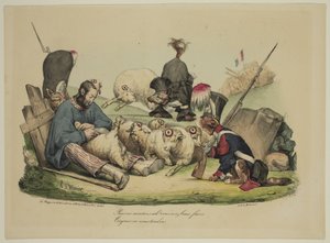 Chudák ovce Ach! Bez ohledu na to, co děláte, vždy vás posekáme od Honoré Daumier