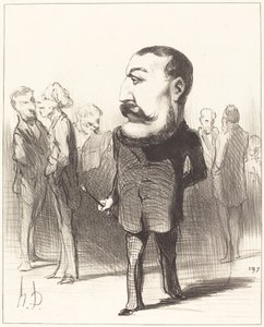 Pierre-Napoleon Bonaparte od Honoré Daumier