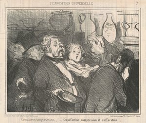 První dojmy... Překvapení... od Honoré Daumier