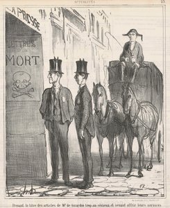 Brát titul... pana de Girardina příliš vážně... od Honoré Daumier