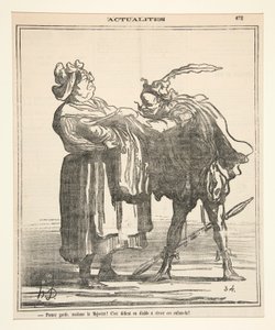 Opatrujte se, Madame la Majorite! od Honoré Daumier