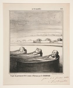 parlamentní projekt od Honoré Daumier