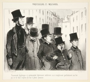 Hygi promenáda od Honoré Daumier