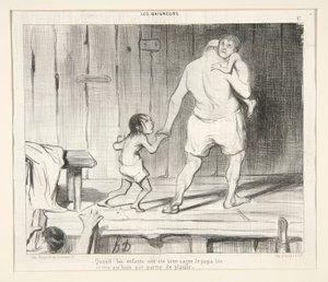 Když se děti chovaly slušně od Honoré Daumier