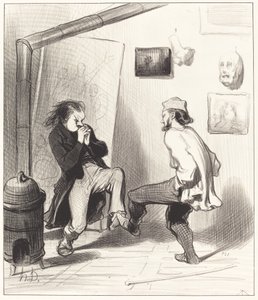 Když jsme spálili jeho poslední stojan! od Honoré Daumier