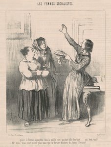Jaká je dnešní žena ve společnosti... od Honoré Daumier