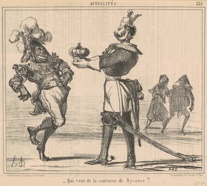 Kdo chce korunu Bysantium? od Honoré Daumier