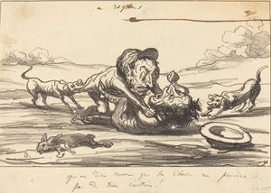 Řekněme, že lov... od Honoré Daumier