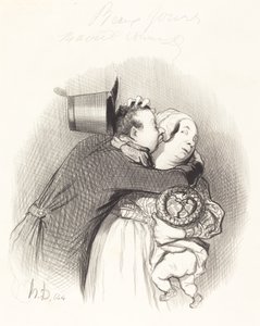 Setkání země od Honoré Daumier