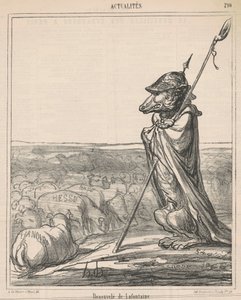 Obnovená fontána od Honoré Daumier
