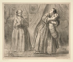 Opakování d od Honoré Daumier