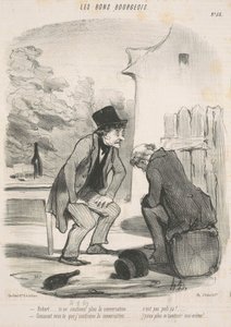 Roberte... už nepokračuješ v konverzaci... od Honoré Daumier