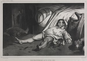 Rue Transnonain, 15. dubna 1834, 1834. od Honoré Daumier