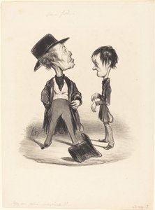 Tak buď zdvořilý...já... od Honoré Daumier