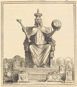Nástupce Karla Velikého od Honoré Daumier