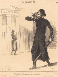 Dozorce dozorčí rady od Honoré Daumier