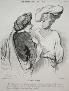 Krásné dny života, deska 30: Indický zvyk od Honoré Daumier