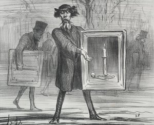 Výstava z roku 1859 (deska 1): Toto odmítli, Ignoramové! od Honoré Daumier