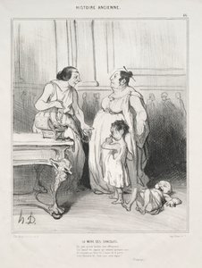 Matka Gracchi od Honoré Daumier