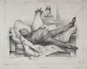 Noční můra od Honoré Daumier