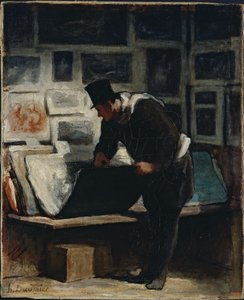 Sběratel tisků od Honoré Daumier