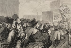 Železnice: Nedělní exkurze. od Honoré Daumier