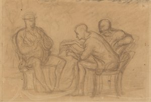 Čtení od Honoré Daumier