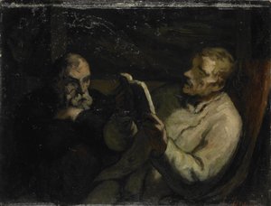 Čtení od Honoré Daumier