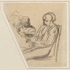 Kuřák od Honoré Daumier
