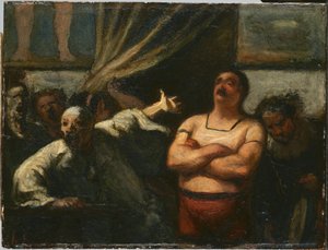 Silný muž od Honoré Daumier