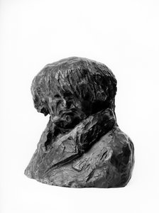 Spousta bust "" Celebrites du Juste Milieu" "" Karikatura Clementa Prunelleho (1777-1853), lékaře, zástupce a starosty Lyonu"" Socha Honore Daumiera (1808-1879) 19. století. Rozměr v cm V 13 x L 15 Inv RF 263 Musee des Beaux Arts, Palais Long od Honoré Daumier