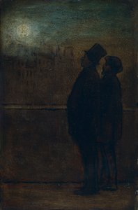 "Noční chodci", 1828-1879 od Honoré Daumier