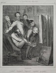 Přes studia od Honoré Daumier