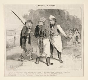 Tady! který jsem si myslel, že jsme právě objevili pustý ostrov od Honoré Daumier