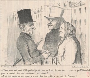 Tady, příteli, tady je pan Chapoulard... od Honoré Daumier