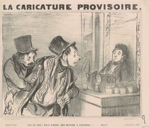 Vše je zaplaceno? Udělali jsme jen...ahoj od Honoré Daumier