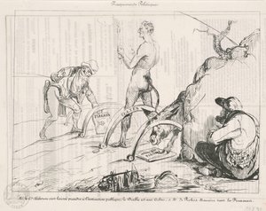 Politické pasti od Honoré Daumier