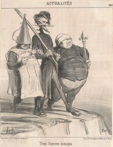 Tři chudí slepí lidé od Honoré Daumier