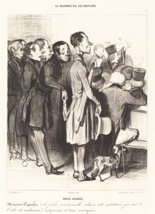 Tři hodiny od Honoré Daumier