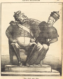 Příliš úzký pro dva od Honoré Daumier