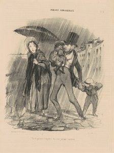 Pořád si stěžuješ, nikdy nejsi šťastný. od Honoré Daumier