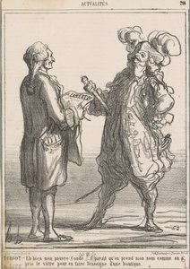 Turgot -- No můj ubohý pane... od Honoré Daumier
